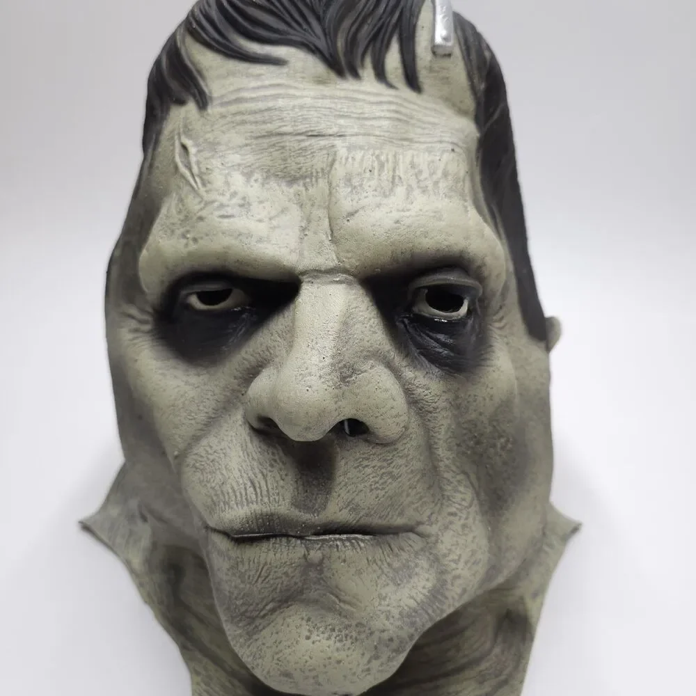 2002 Mask Illusions Frankenstein Latex Made In Mexico Adult Size